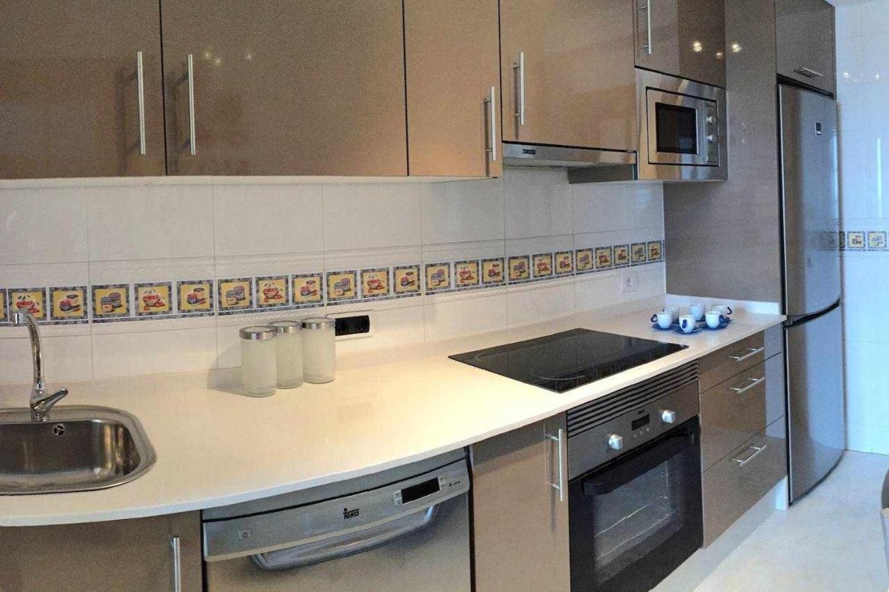Апартаменты Vivienda En 1ª Linea De Playa Rapadoira Фос Экстерьер фото
